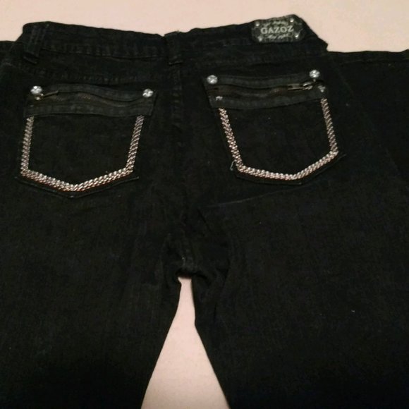 Black GAZOZ Jeans - Picture 2 of 3